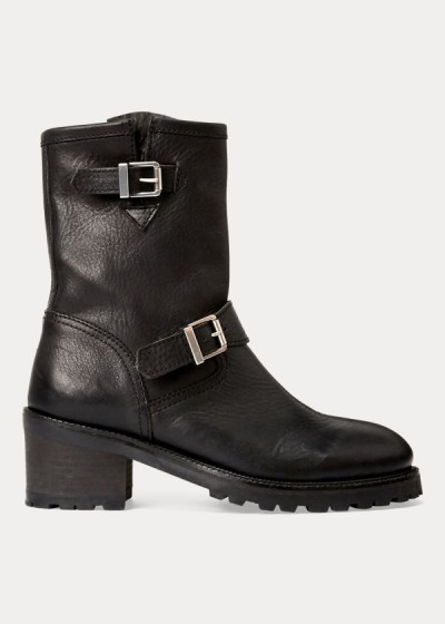 Botas Polo Ralph Lauren Payge Vachetta Couro Mulher 87401-FAXD